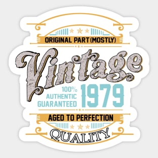 Premium Quality original part (mostly) vintage 1979 Sticker